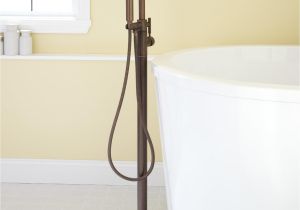 Freestanding Tub Faucets Bronze Knight Freestanding Tub Faucet and Hand Shower Oil