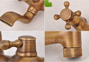 Freestanding Tub Faucets Gold Vintage Gold Classical Style Freestanding Bathtub Shower