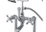 Freestanding Tub Faucets Lowes Aqua Eden 3 Handle Deck Mount High Risers Claw Foot Tub