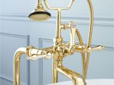 Freestanding Tub Faucets with Valve Freestanding Telephone Tub Faucet with Supplies Valves and