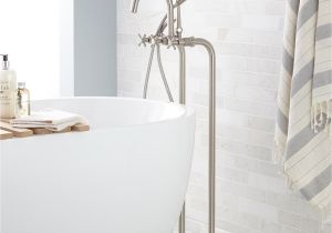 Freestanding Tub Faucets with Valve Sebastian Freestanding Tub Faucet and Supplies Cross