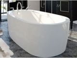Freestanding Tub with Faucet On Deck 5 Foot Freestanding Tub & Pedestal Bathtubs