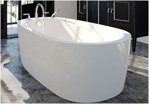 Freestanding Tub with Faucet On Deck 5 Foot Freestanding Tub & Pedestal Bathtubs