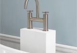 Freestanding Tubs and Faucets Exira Freestanding Tub Faucet with Resin tower Bathroom