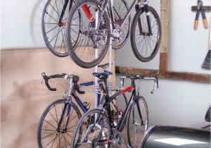 Freestanding Vertical Bike Rack Diy Four Bike Freestandingrack Free Standing Racks and Shelves