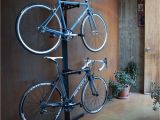 Freestanding Vertical Bike Rack for Apartment Metal Home Freestanding Rack to Store and Display Your Bikes