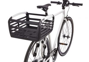 Front Of Vehicle Bicycle Rack Thule Pack N Pedal Basket for Bike Racks 33 Lbs Black