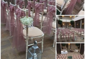 Fruitwood Chiavari Chairs Wedding Dusky Pink Sashes On Chiavari Chairs Supplied and Dressed by Simply
