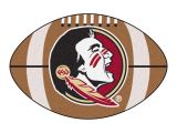 Fsu Rug Fanmats Ncaa Florida State University Seminole Logo Brown 2 Ft X 3