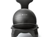 Gaiam Classic Balance Ball Chair – Charcoal Gaiam Classic Balance Ball Chair