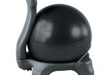 Gaiam Classic Balance Ball Chair – Charcoal Trendy Gaiam Balance Ball Chair 28 58bfbc42e7350 Madebyme23