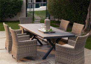 Gar Patio Chairs Bella All Weather Wicker Patio Dining Set Seats 6 Patio Dining