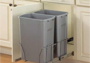 Garbage Can Cabinet Amazon Com Knape Vogt Psw15 2 35 R P In Cabinet Pull Out Trash