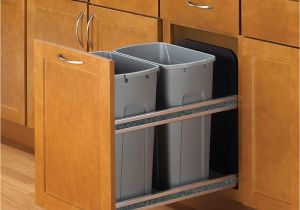 Garbage Can Cabinet Knape Vogt 18 In H X 15 In W X 22 In D Plastic In Cabinet 35 Qt