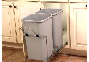 Garbage Can Cabinet Real solutions for Real Life 18 75 In X 11 In X 22 In In Cabinet
