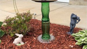 Garden Art From Old Dishes Meet Prince Charming He S Can Be Used as A Bird Feeder or A Bird