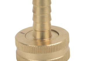 Garden Hose Fitting Size Shop Brasscraft 3 8 In X 3 4 In Barbed Barb X Garden Hose Adapter