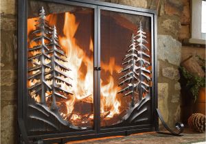 Gas Fireplace Accessories Near Me Alpine Fireplace Screen with Doors Brings the Peace and Tranquility