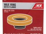 Gas Fireplace Gasket Tape Ace 3 Id Wax Ring with Flange 4 Od Ace Hardware