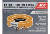 Gas Fireplace Gasket Tape Ace toilet Bowl Gasket with Flange 3 Id 4 Od Ace Hardware