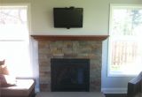 Gas Fireplace Inserts with Mantle Gas Fireplace Insert Custom Maple Mantel Fieldstone Fireplace Reface