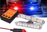 Ge Led Light Bar 2×4 Led Mini Motorcycle Police Light for Car Flash Emergency Hazard