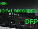 Gemini Drp-1 1u Rack-mount Digital Recorder Drp 1 Digital Recorder From Gemini Youtube