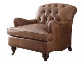 Genuine Leather Accent Chair Retro Brown Genuine Leather Accent Chair Acme Furniture