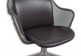 Gilbert top Grain Leather Accent Chair Off B & B Italia B & B Italia Grey Leather Desk