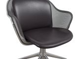 Gilbert top Grain Leather Accent Chair Off B & B Italia B & B Italia Grey Leather Desk