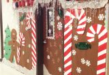 Gingerbread Christmas theme Decorations Christmas Holiday Door Decoration for School Gingerbread House