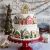 Gingerbread Christmas theme Decorations Gingerbreadlayer Cake with Fig Filling and White Chocolate