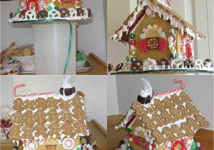 Gingerbread House theme Decorations How to Make and assemble A Gingerbread House From Scratch