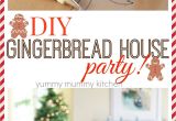 Gingerbread theme Parties How to Make A Gingerbread House Throw A Decorating Party