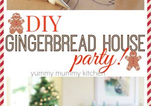 Gingerbread theme Parties How to Make A Gingerbread House Throw A Decorating Party