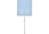 Girly Bedside Lamps Simple Light Blue Pretty orchid Flower with Name Table Lamps