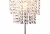 Girly Table Lamps Zm Home Contemporary Floating Crystals 16 Table Lamp Zm Home