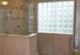 Glass Blocks for Showers Love the Walk In Shower Could Have A Bench and Hanger for towels at