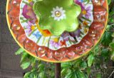 Glass Plate Flower Garden Art 39 Awesome Glass Yard Art Inspiring Home Decor