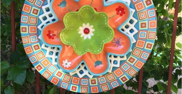 Glass Plate Flower Garden Art the 115 Best Garden Art Images On Pinterest Garden Art Yard Art