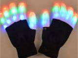 Gloves that Light Up 2018 Led Gloves Flashing Light Men Women Nylon Led Rave Light