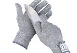 Gloves that Light Up Finether Cut Resistant Gloves En388 Level 5 Anti Resistance and Ce