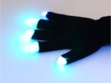 Gloves that Light Up Flashing Fingertip Light 7 Mode Led Gloves Mittens Costumes Rave