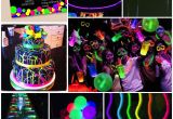 Glow In the Dark Party Decorations Ideas Glow In the Dark Neon Party Ideas Party themes for Teenagers