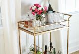 Gold Bar Cart with Wine Rack Diy Faux Marble Bar Cart Makeover Pinterest Gold Bar Cart Bar