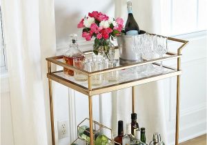 Gold Bar Cart with Wine Rack Diy Faux Marble Bar Cart Makeover Pinterest Gold Bar Cart Bar