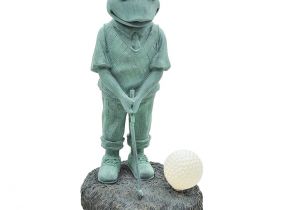 Golf Statues Home Decorating solar Powered Led Golfer Frog Statue I Like Frog Lubia A Aby