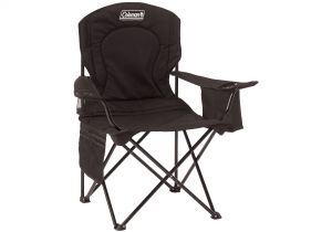 Good Sturdy Camping Chair Outdoor Coleman Oversize Quad Chair with Cooler Red Products