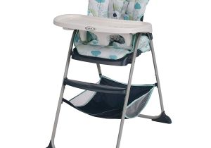 Graco Slim Spaces High Chair Go Green Amazon Com Graco Slim Snacker Stratus Baby