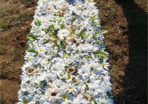 Gravesite Decorations Store This is A Blanket Made From Artificial Flowers that My Sister and I